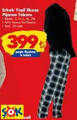 KOZA SOFT ERKEK YEŞİL EKOSE PİJAMA TAKIMI KOZA SOFT ERKEK YEŞİL EKOSE PİJAMA TAKIMI